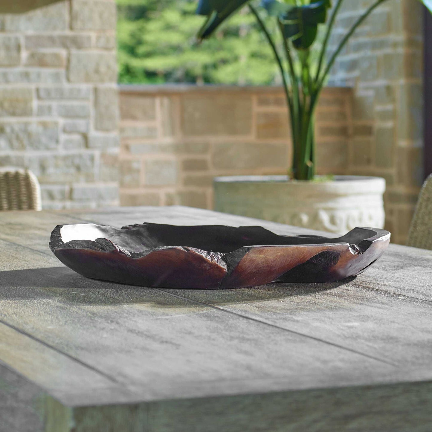 Nature's Edge - Bowl - Dark Brown