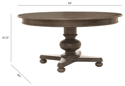 Saddle Creek - Round Dining Table - Timber Brown