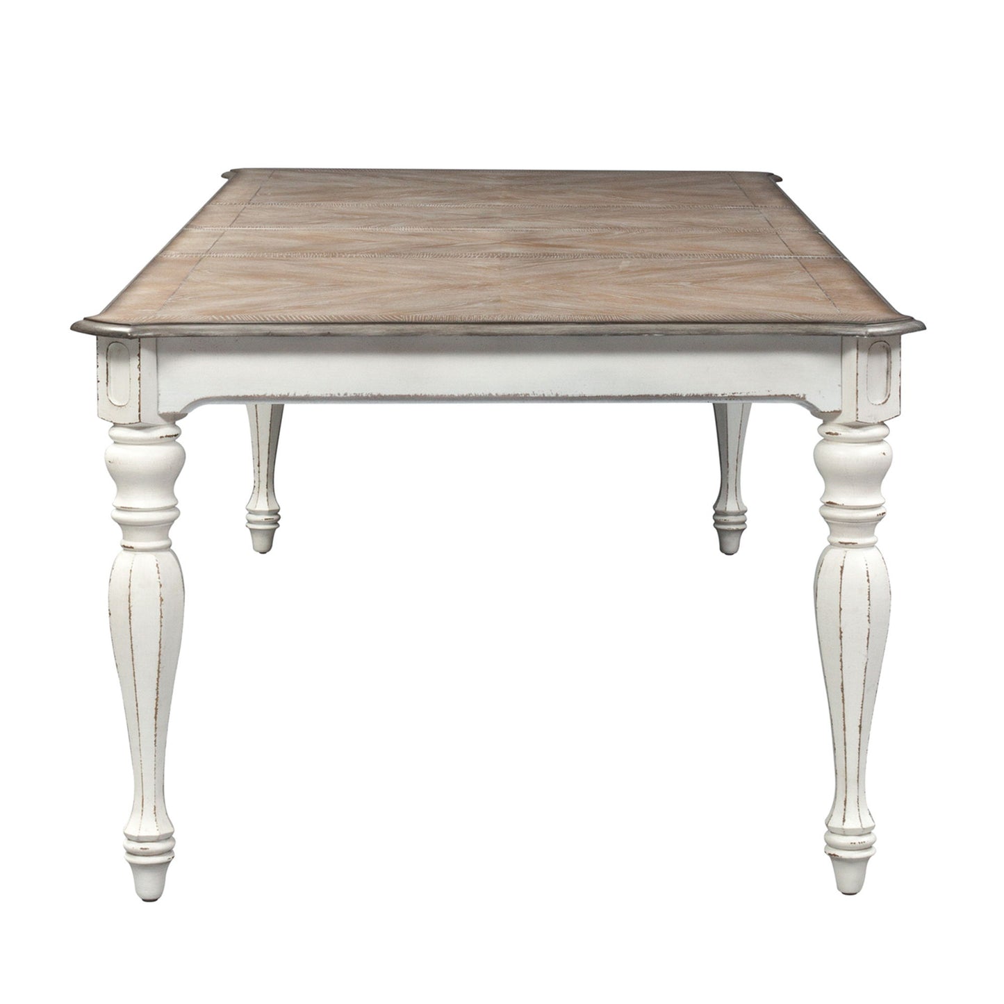 Magnolia Manor - Rectangular Leg Dining Table - Antique White