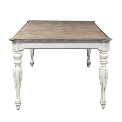 Magnolia Manor - Rectangular Leg Dining Table - Antique White