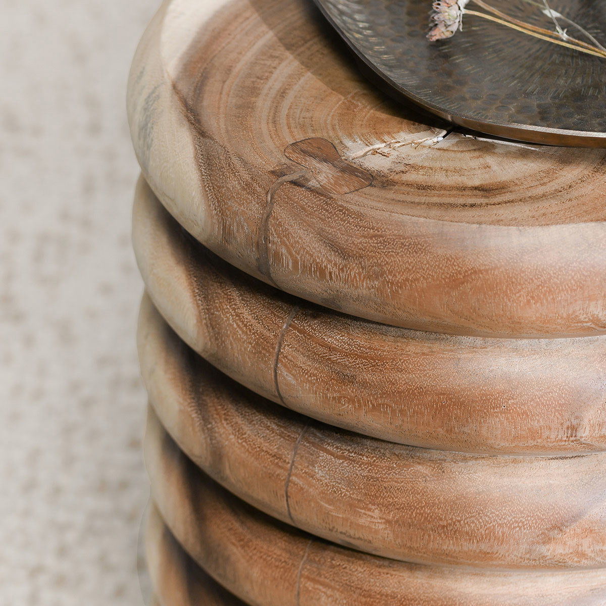 Gala - Round End Table - Natural