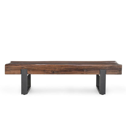 Duarte - Solid Wood Bench - Reclaimed Brown