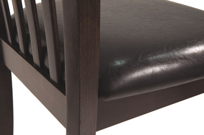 Hammis - Dining UPH Side Chair (Set of 2) - Dark Brown