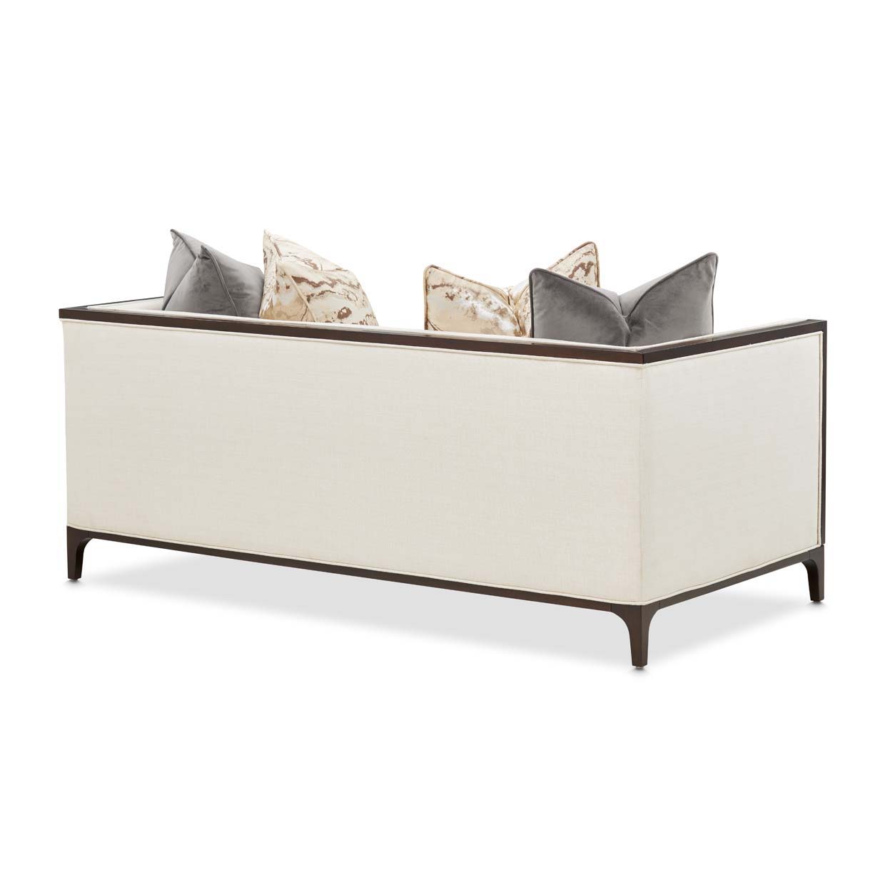 Belmont Place - Loveseat - Cream / Espresso
