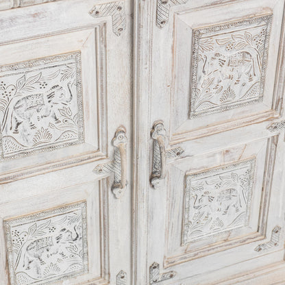 Arish - 4 Door Breakfront Cabinet - Heritage Cream