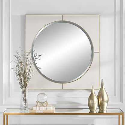Cyprus - Square Mirror - White