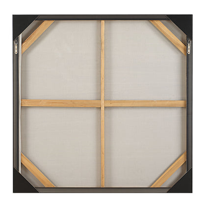 Walking The Line - Minimalist Canvas Art - Gray