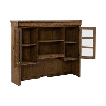 Carolina Park - Credenza Hutch - Amber Brown