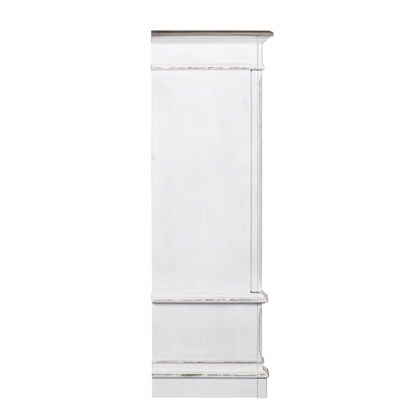 Abbey Park - Mirrored Door Chest - Antique White