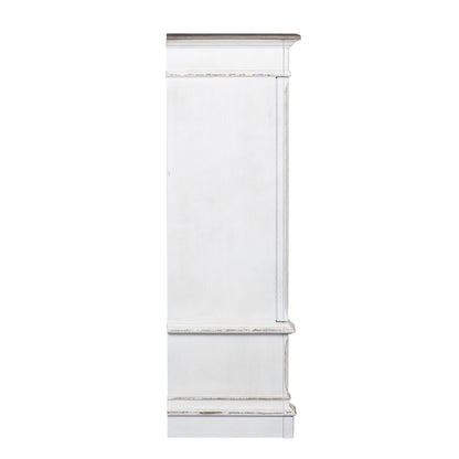 Abbey Park - Mirrored Door Chest - Antique White