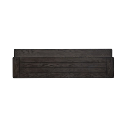 Allyson Park - Console Bar Table - Wirebrushed White / Charcoal