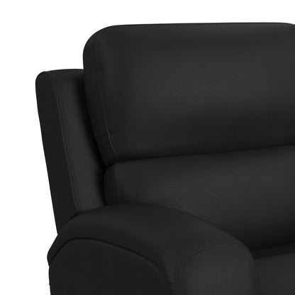 Euphora - P3 Power Glider Recliner With Heat Massage, Music, Ipad Holder With Wireless Charger, USB - Black
