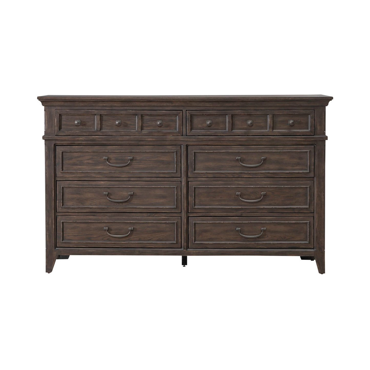 Paradise Valley - 8 Drawer Dresser - Dark Brown