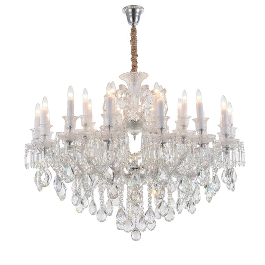 Michael Amini Lighting - Chambord 25-Light Traditional Crystal Chandelier - Clear