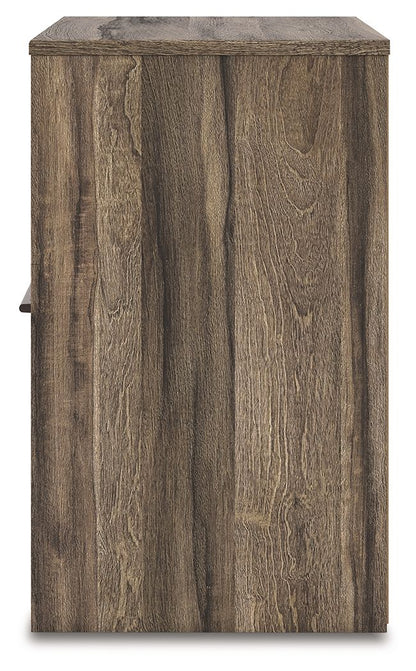 Elbrim - One Drawer Night Stand - Brown