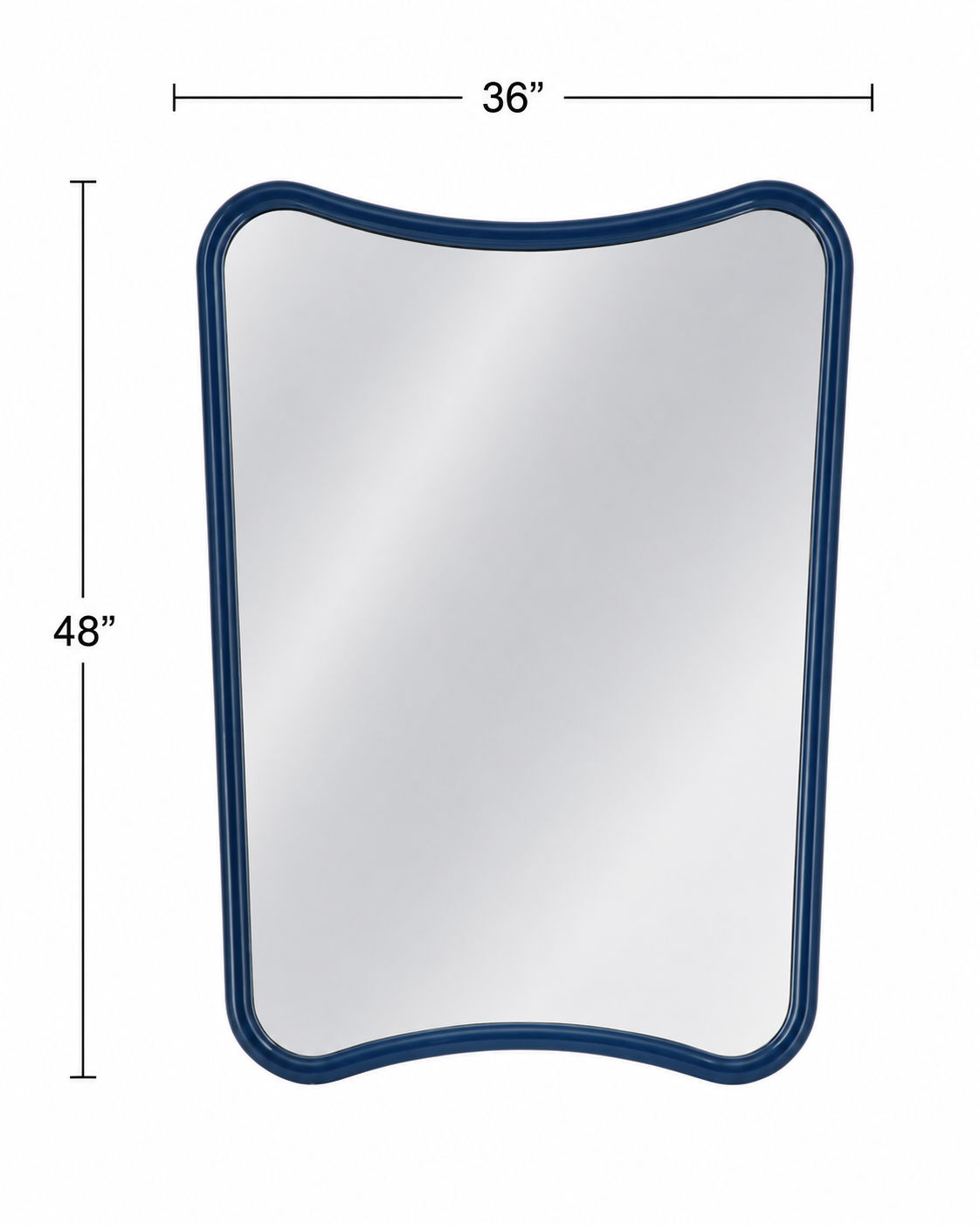 Ansel - Wall Mirror - Blue