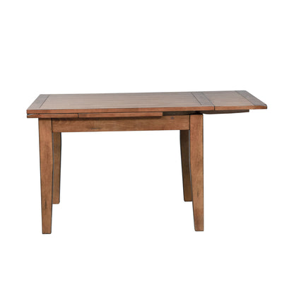 Treasures - Retractable Leg Table - Rustic Oak