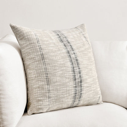 Ria - 36" x 16" Pillow - Natural / Black