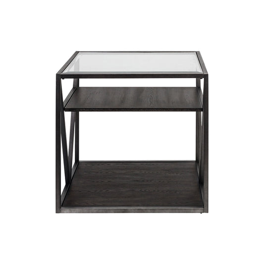 Arista - 3 Piece Table Set (1 Cocktail 2 End Tables) - Cobblestone Brown / Gray Dusty