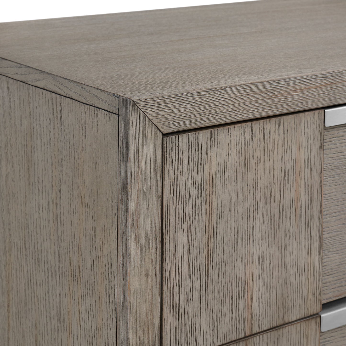 Kelis - 4 Piece Bedroom Set With Queen Panel Bed And LED - Gray