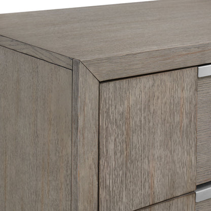 Kelis - 4 Piece Bedroom Set With Queen Panel Bed And LED - Gray