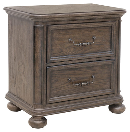 Saddle Creek - Drawer Nightstand - Timber Brown