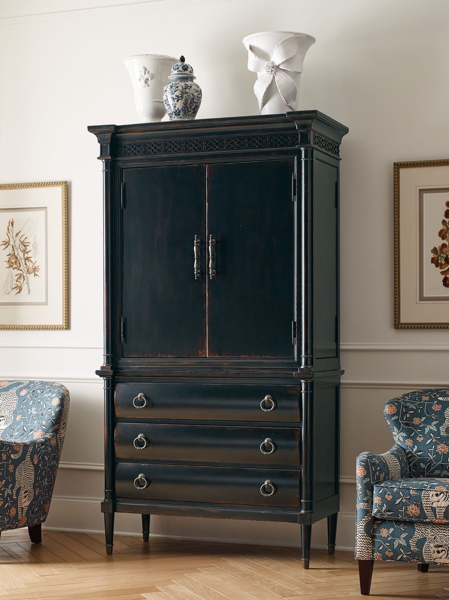 Charleston - Jewelry Armoire - Black