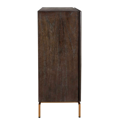 Marico - 2 Door Mindi Cabinet - Dark Brown