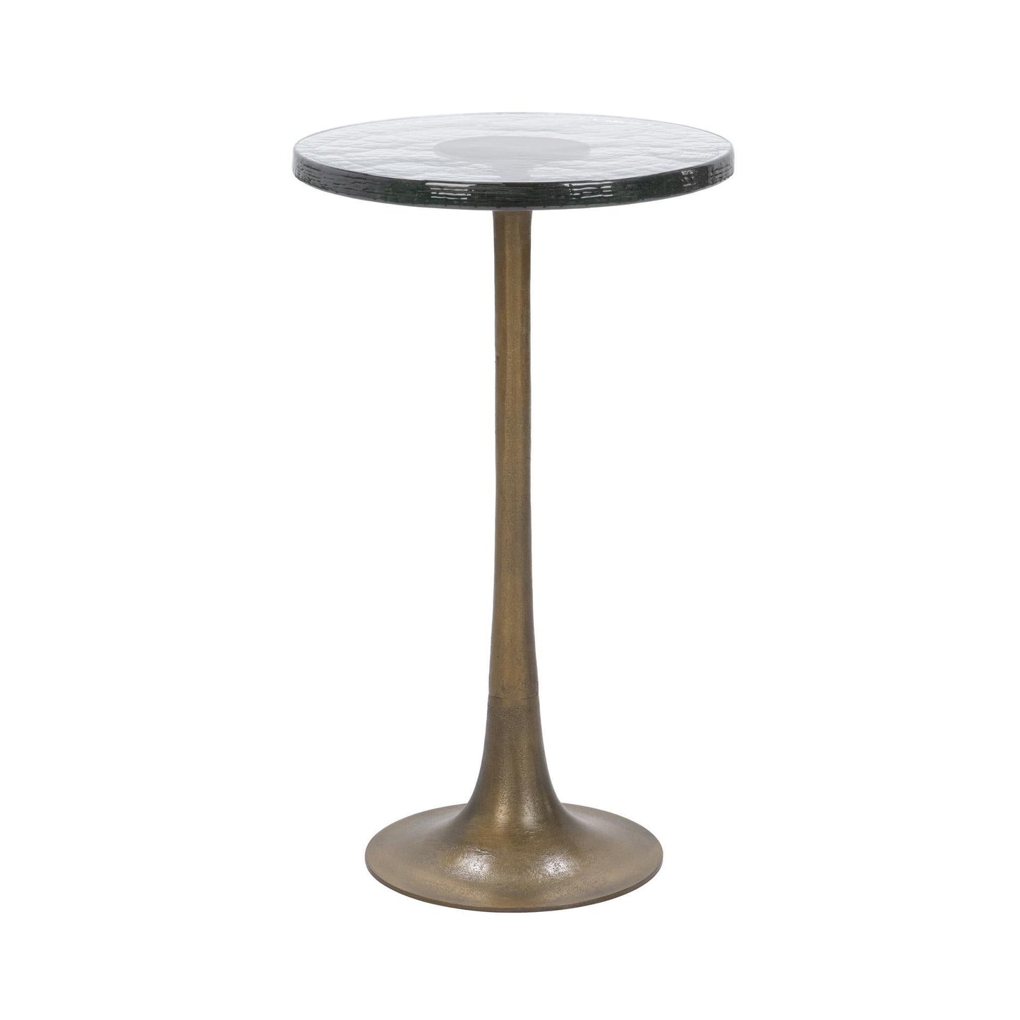 Fabiana - Round Accent Table - Brass