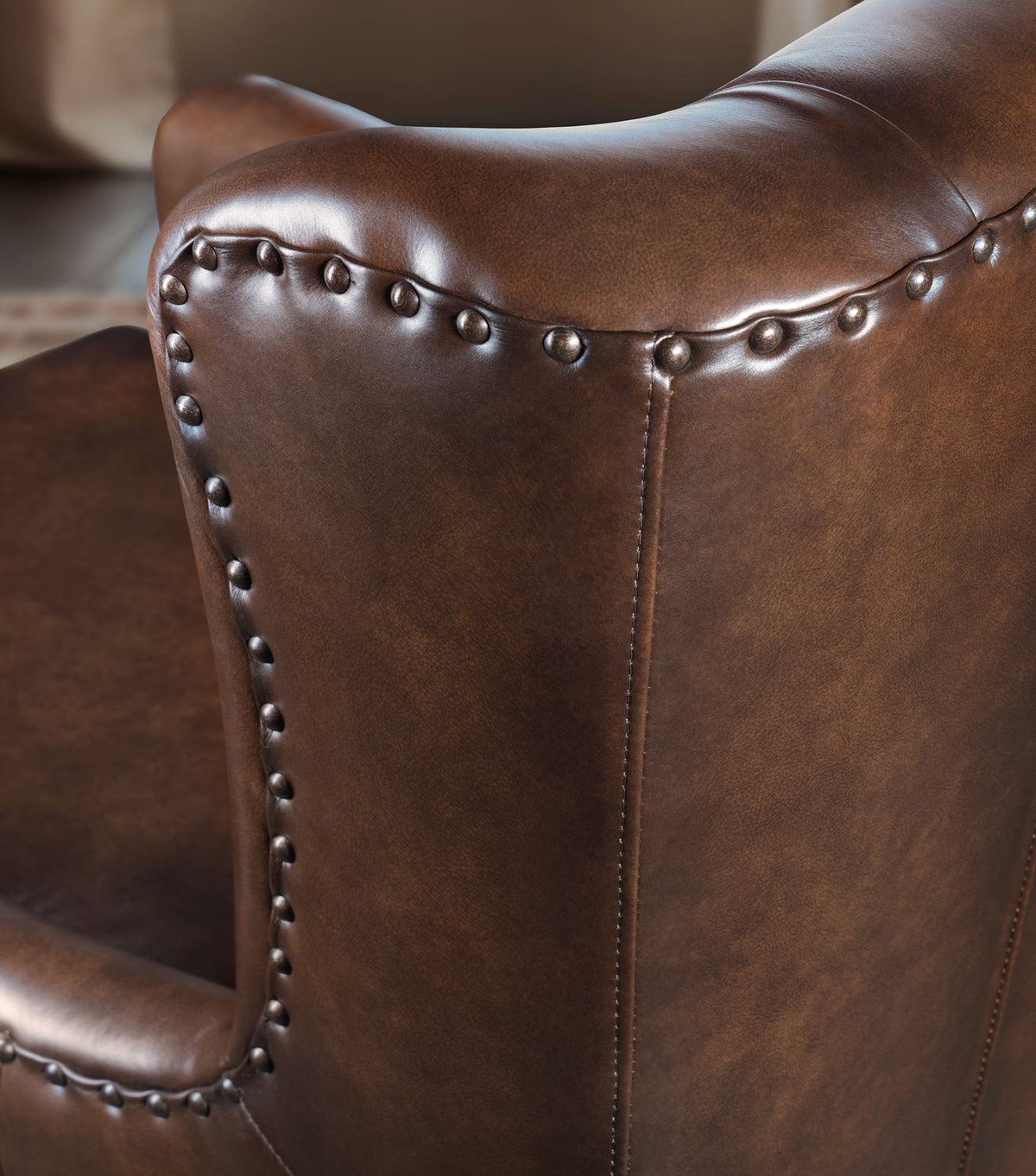 CC - Senda Swivel Chair - Dark Brown