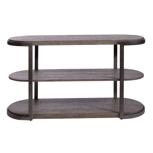 Modern View - Sofa Table Base - Gauntlet Gray