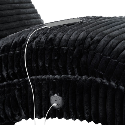 Nori - Chaise With Heat Massage, USBC, LED
