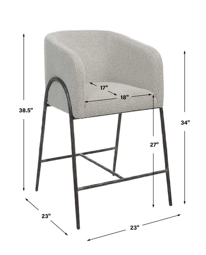 Jacobsen - 27" Counter Stool - Gray