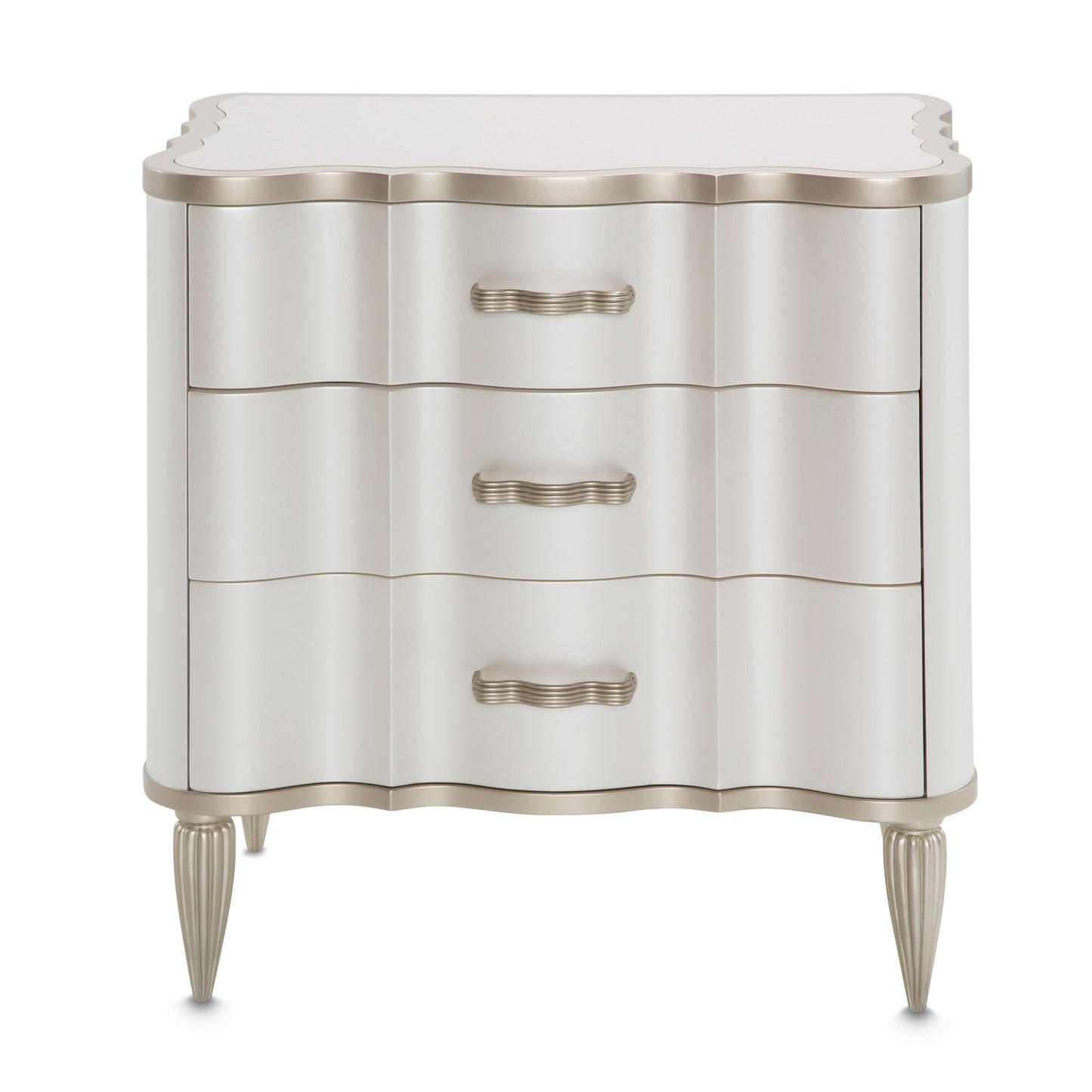 London Place - Nightstand - Creamy Pearl