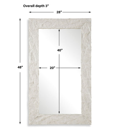 Quarry - Rectangle Stone Veneer Mirror