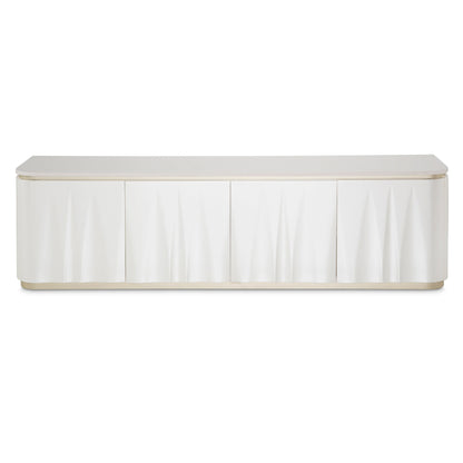 London Place - Media Cabinet - Creamy Pearl