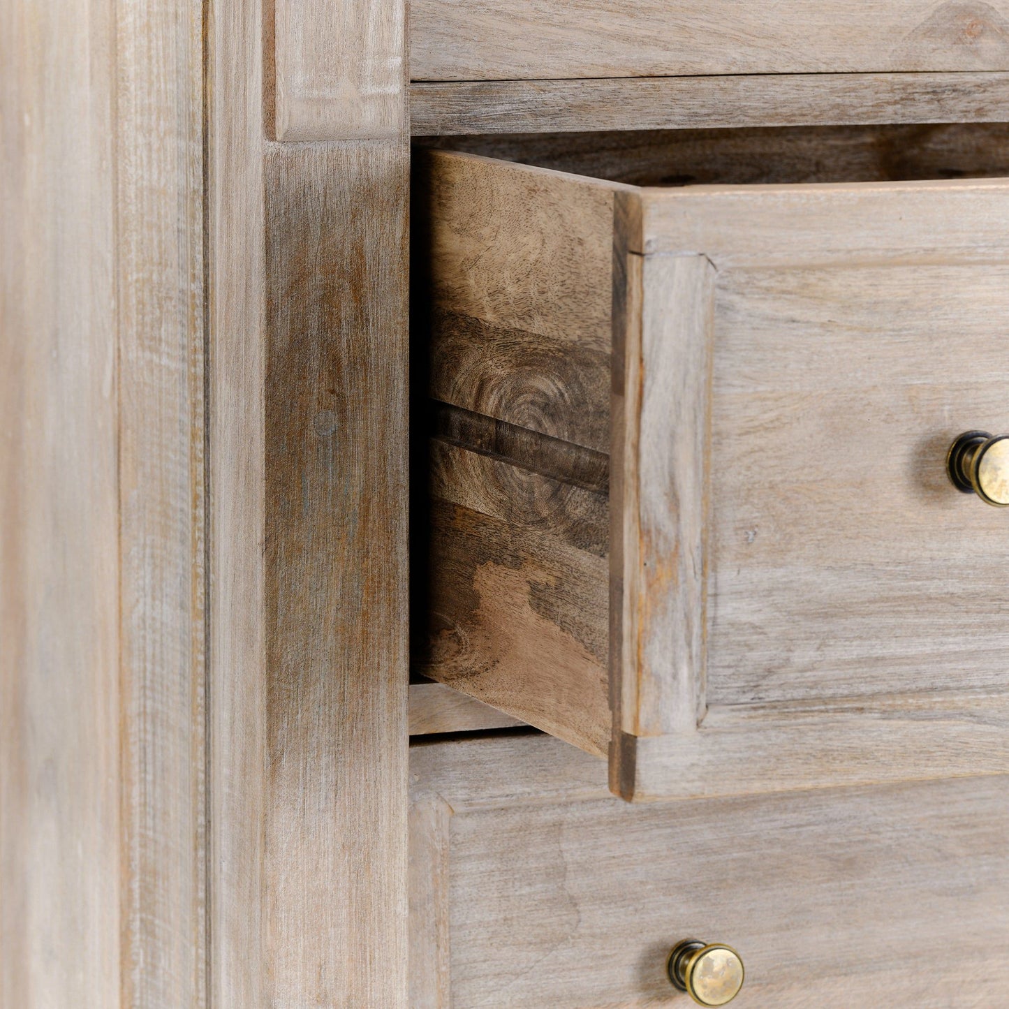 Adelaide - 6 Drawer Chest - Natural Cream Wash