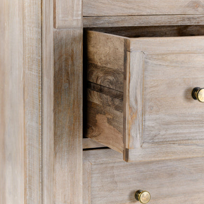 Adelaide - 6 Drawer Chest - Natural Cream Wash