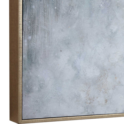 Divide - Hand Painted Art - Blue