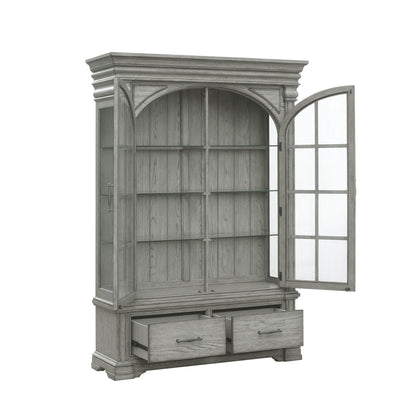 Madison Ridge - China Cabinet - Light Oak