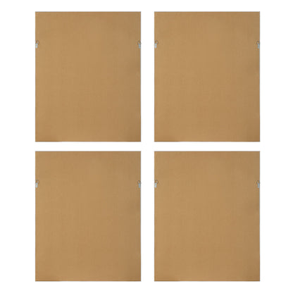 Shibori Coral - Framed Prints (Set of 4) - Light Gray