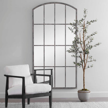 Amiel - Arched Mirror - Ivory