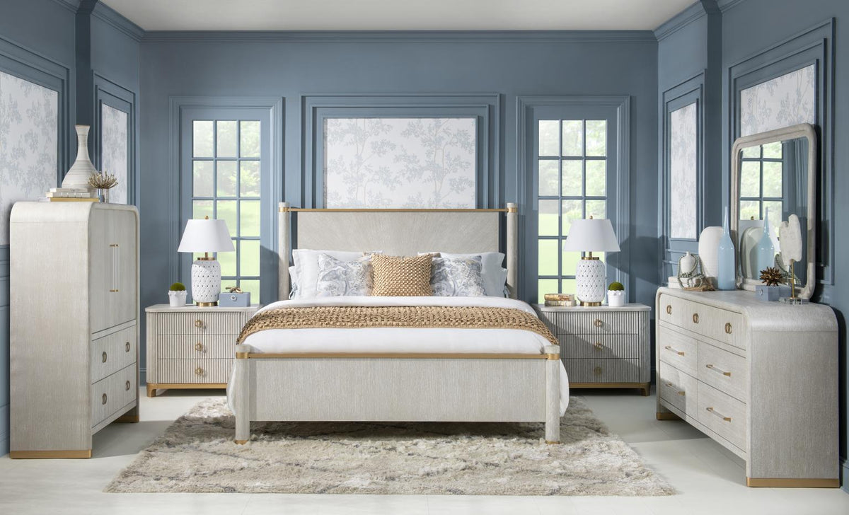 Miramar - Door Drawer Chest - Oyster