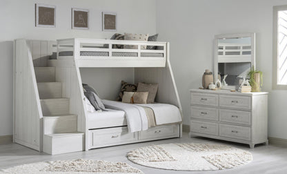 Ashton - Rectangular Mirror - Bleached Linen