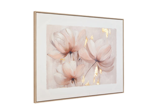 Blush Magnolia I Framed Canvas - Pink