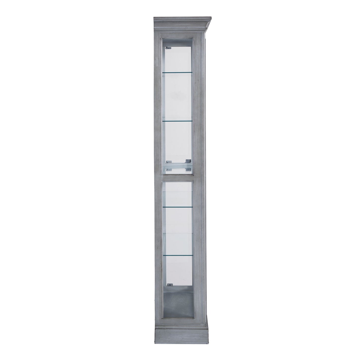 Pulaski Accents - Side Entry Curio Cabinet - Gray