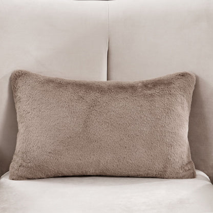 Camellia Field - Velvet Accent Chair - Beige / Dark Brown