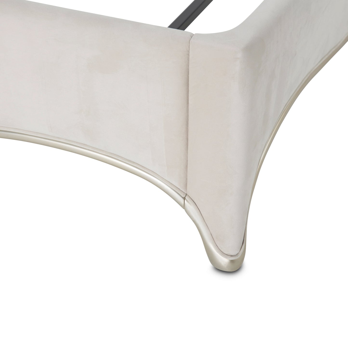 London Place - Velvet Panel Bed