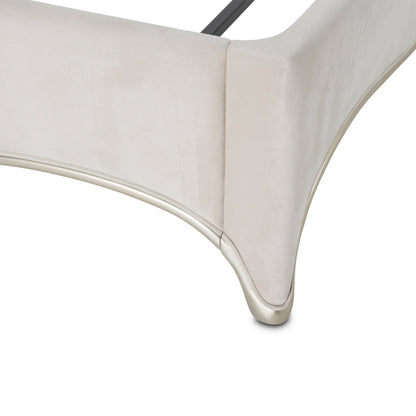 London Place - Velvet Panel Bed