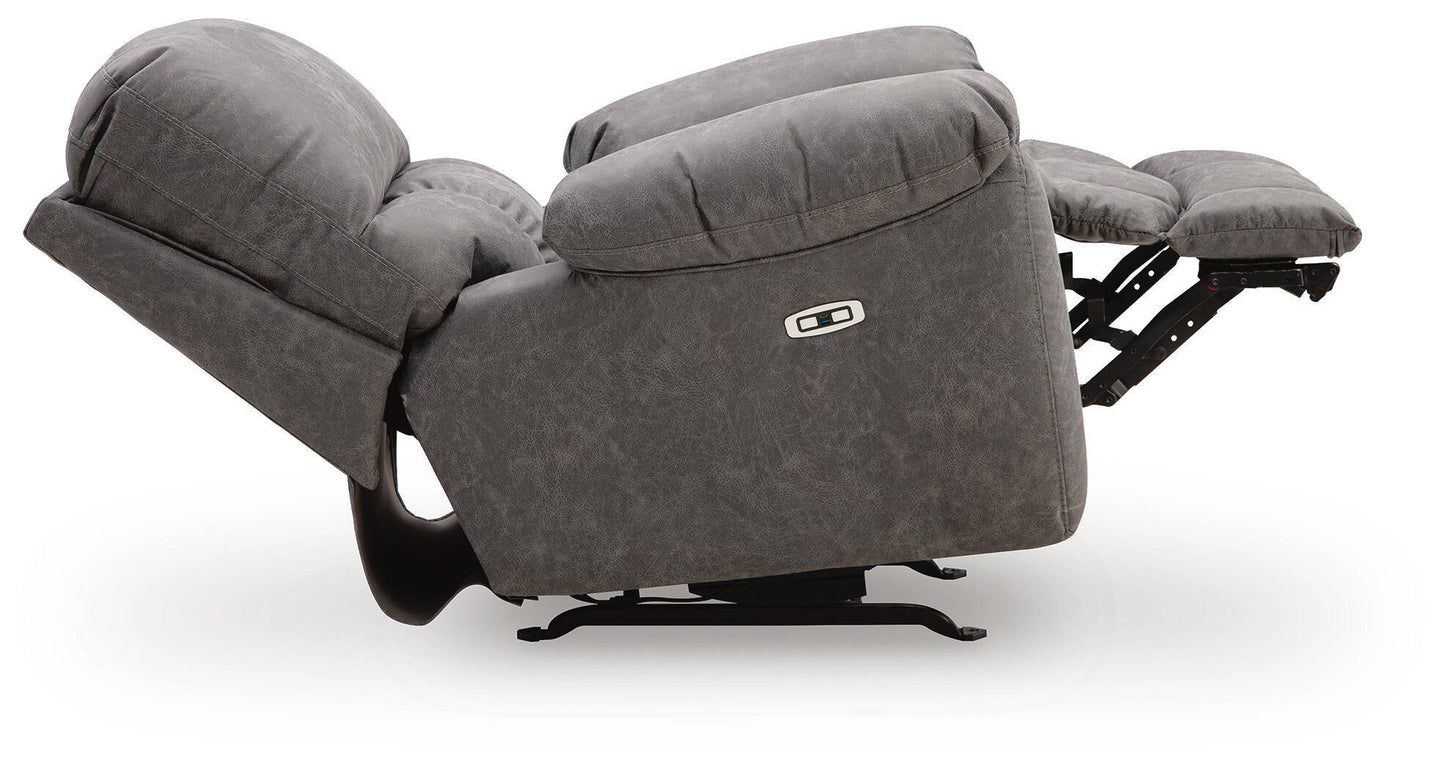 Bakerstein - Power Rocker Recliner With Adjustable Headrest - Galaxy